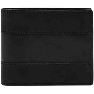 Fossil Men's Leather Bifold Wallet with Flip ID‎ Window for Men